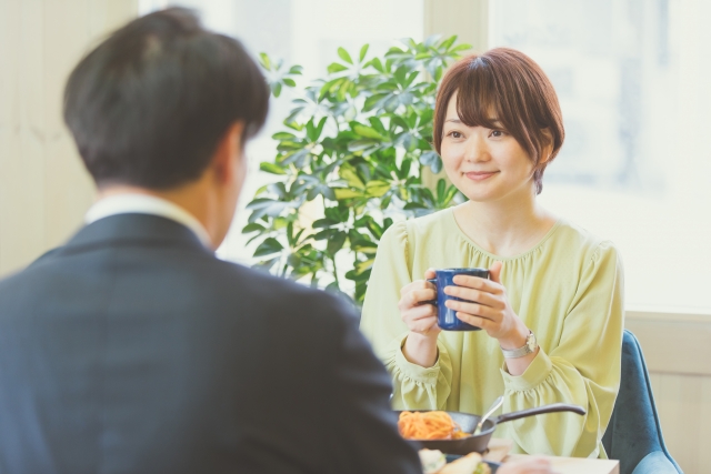 デート中の女性